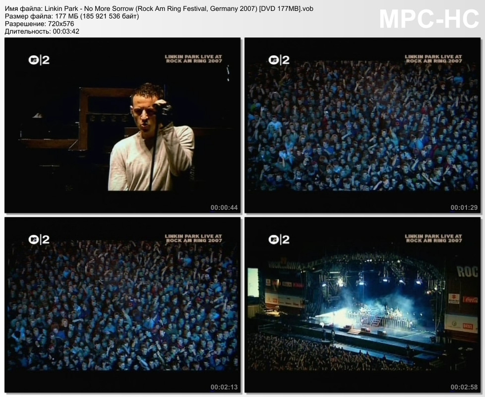 Linkin Park - No More Sorrow (Rock Am Ring Festival, Germany 200