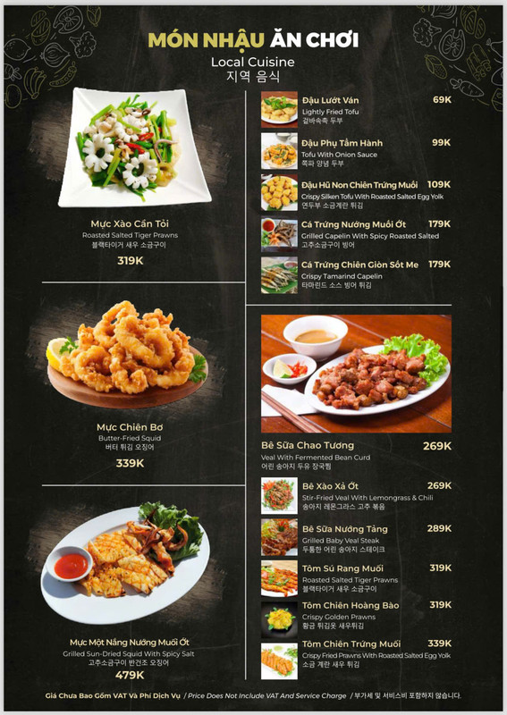 Menu trang 3