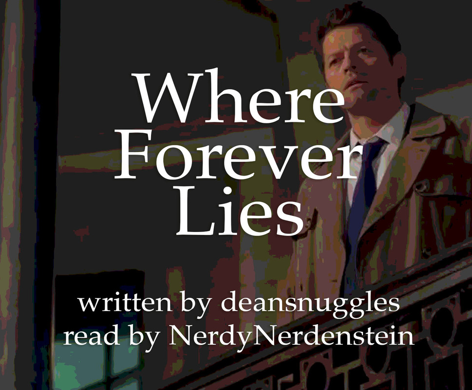 cover art with title and image of Castiel on the steps of the bunker