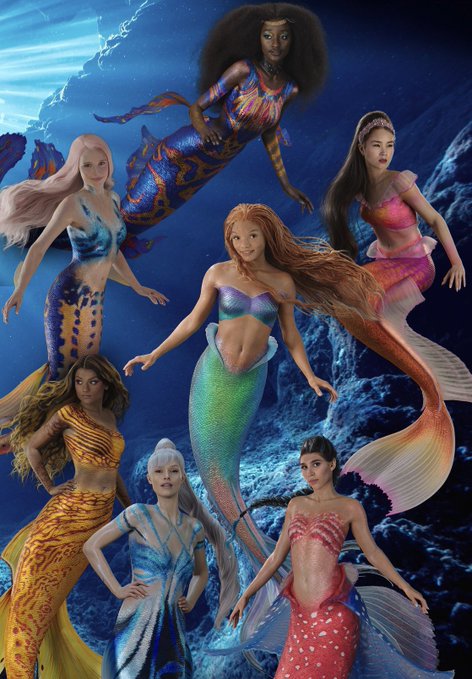 La Sirenetta, i volti di Ariel e degli altri protagonisti del live-action