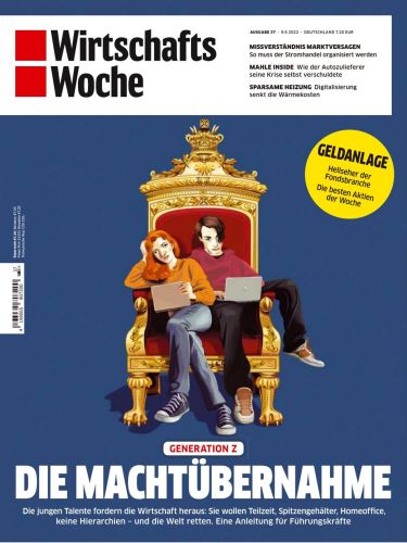 Cover: Wirtschaftswoche Magazin No 37 vom 09  September 2022