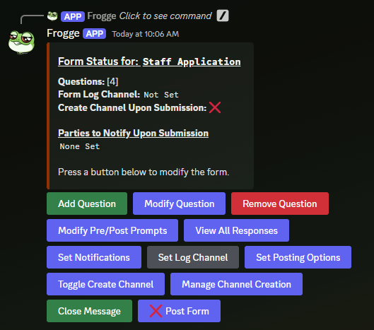 Form Overview