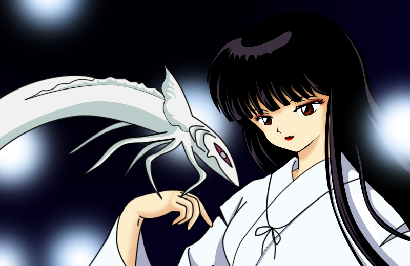 Hình vẽ Kikyou, Kagome, Sango bộ Inuyasha - Page 5 Kikyo_my_friend_by_niiigata-d5jfexa