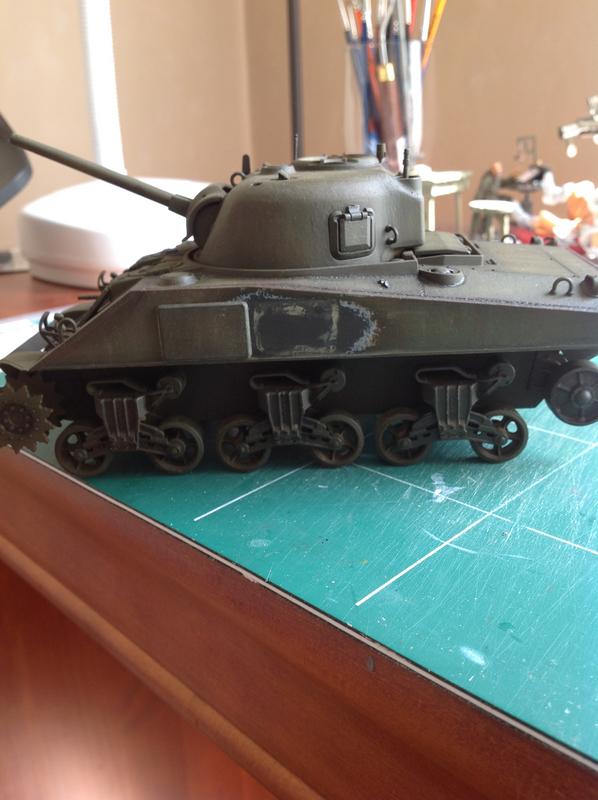 tamiya - M4 Sherman (Tamiya 1/35) IMG-0637