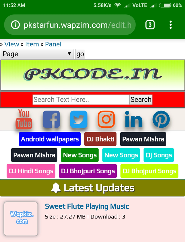 Unique Wapkiz Site Randomly Premium Full Source Codes Package Free Download (Like PHP Site) By (www.PkCode.IN).ZIP