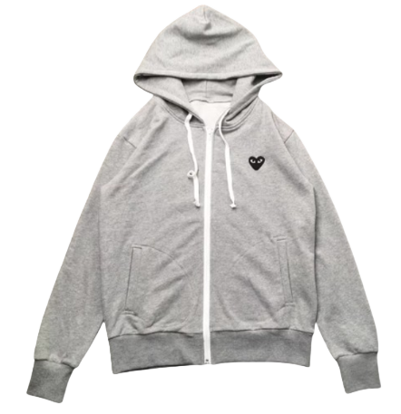 Comme Des Gracons zipper hoodie