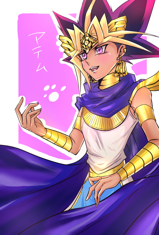 Hình vẽ Atemu (Yami Yugi) bộ YugiOh (vua trò chơi) 1_Atemp_39