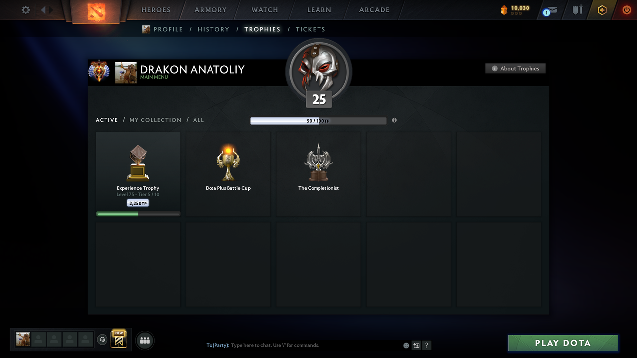 Dota 2 Account  MMR