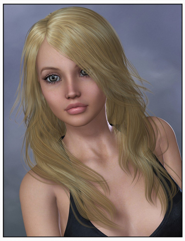 Lilyanne Hair for Genesis 2 Female(s) and Victoria 4