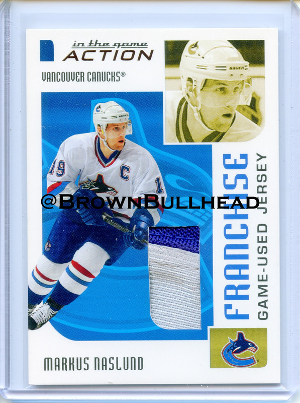 2003-04 ITG Action Jerseys #M-269 [Markus Naslund] [Pittsburgh Penguins] [Franchise] [~100] [swatch=