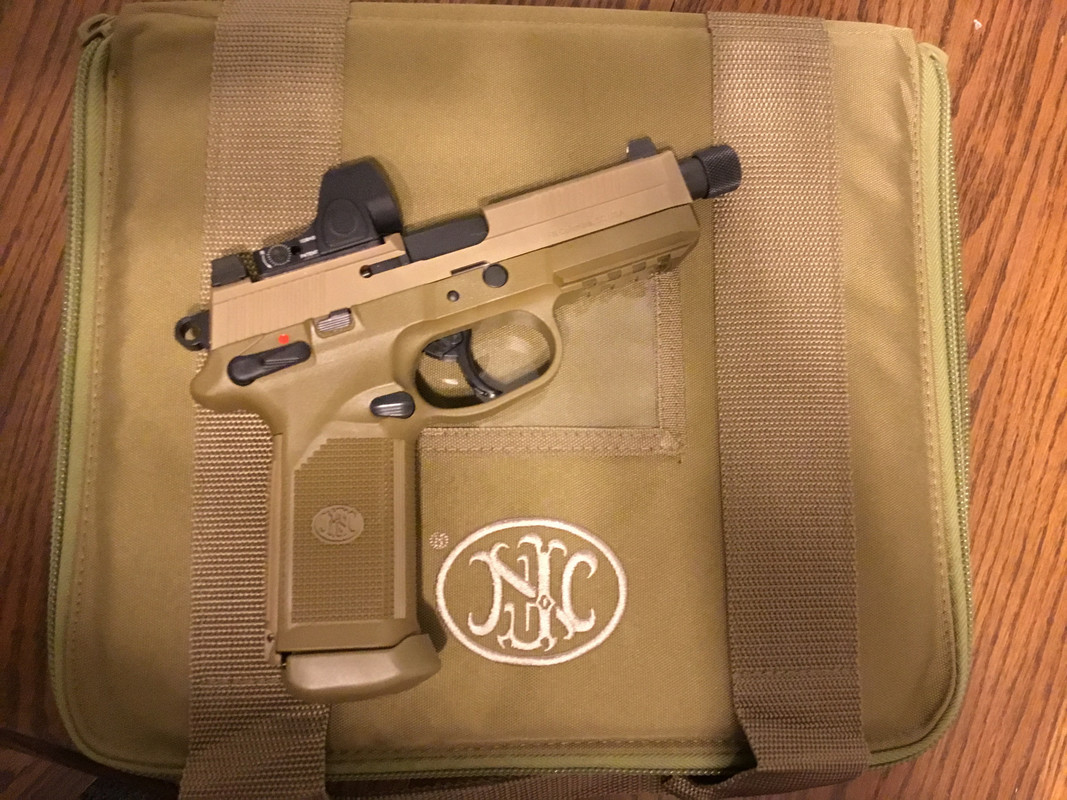 FDE or Black FNX 45 Tactical with Vortex red dot on sale PSA for 999