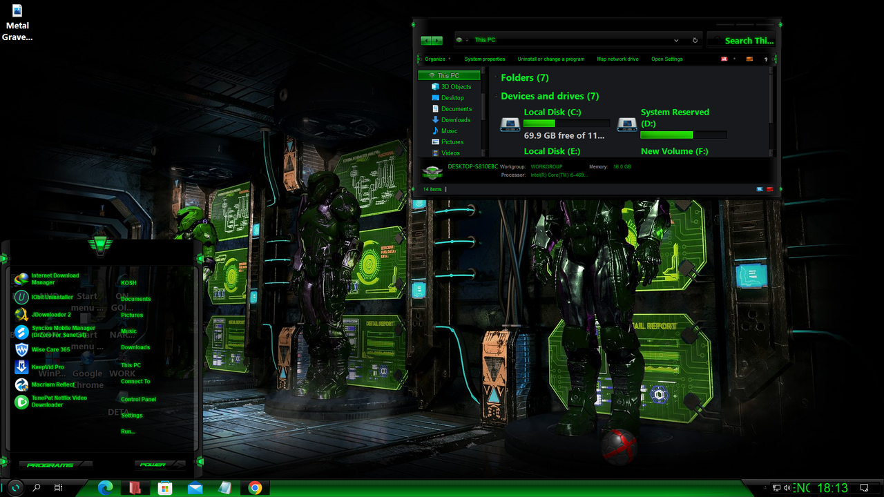 Engine Theme Green