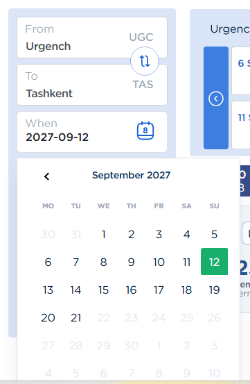 HY/Uzbekistan Airways - Septiembre 2027 - Vuelos a Uzbekistán e Internos - Foro Oriente Próximo y Asia Central