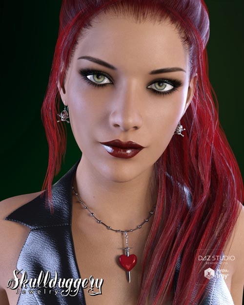 Skullduggery Jewelry for Genesis 3 Female(s)