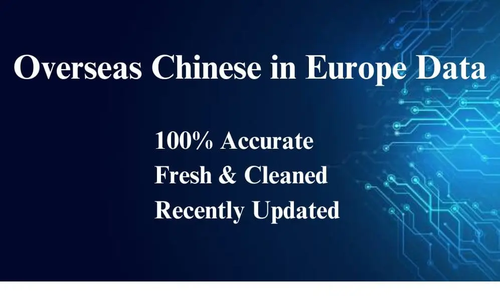 Overseas chinese in Europe data