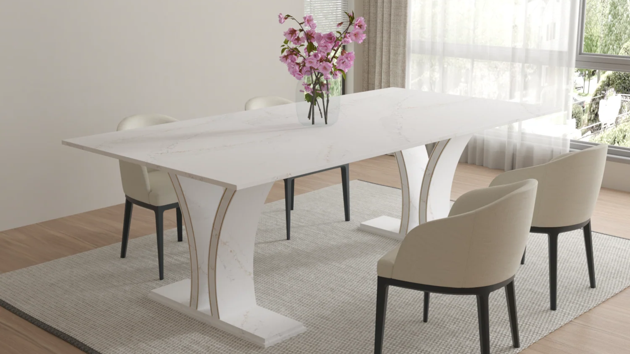 Quartz dining table