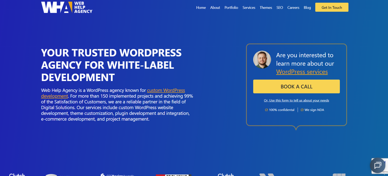 WordPress Development Company Web Help Agency