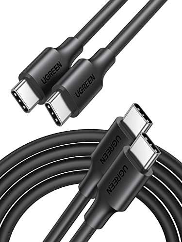 Amazon: UGREEN Cables USB C 60W Carga Rápida Tipo C 1M, 2 Unidades 
