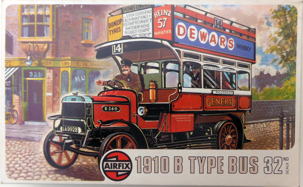Airfix 32 1910 B Type Bus or 1914 Old Bill Bus (05443-8)