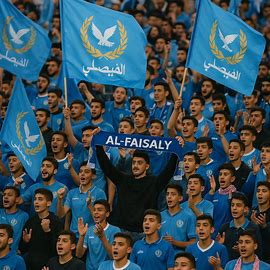 جماهير الفيصلي وشباب الأردن خلال مباراة سابقة