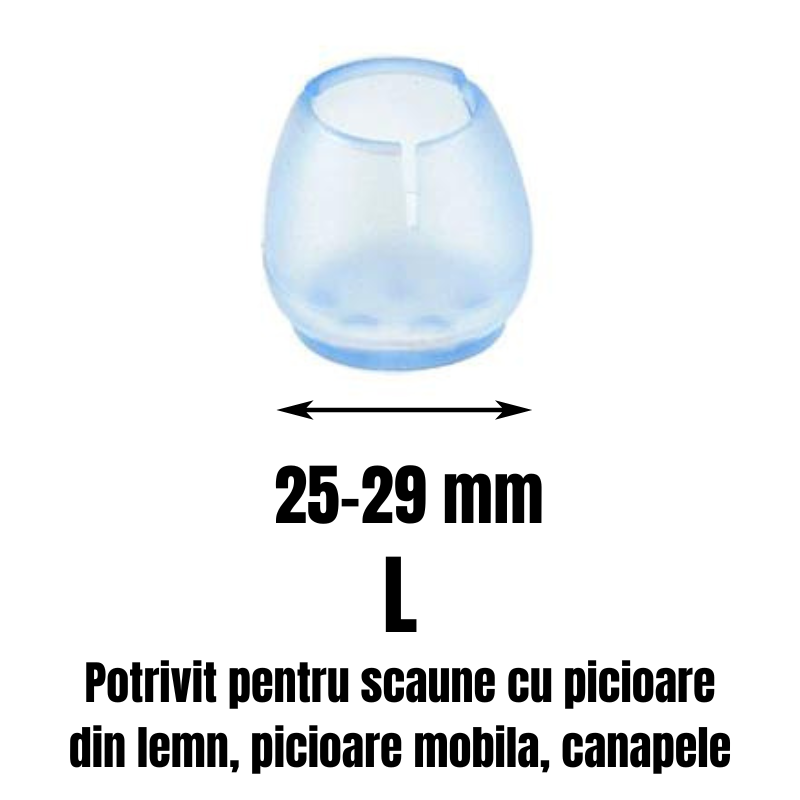 protectii din silicon pentru picioare mobila