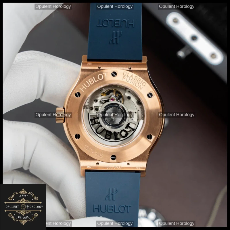 Hublot Classic Fusion King Gold Blue Dial Automatic SW300 42mm