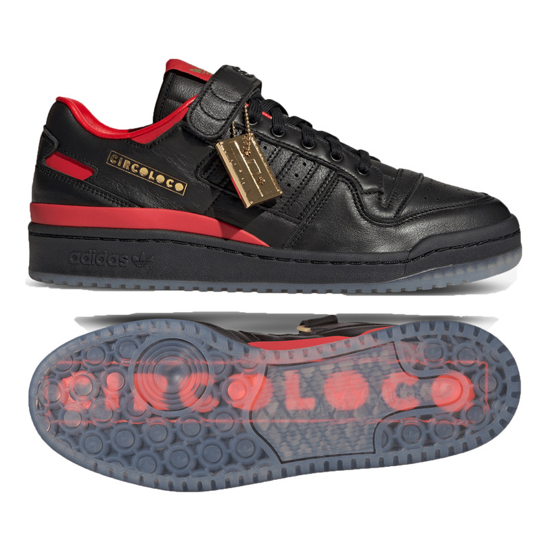 Adidas Originals Forum Low x Circoloco Core Black/Vivid Red