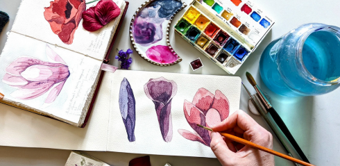 Watercolor for Beginners: How to Add Depth & Form through Layering