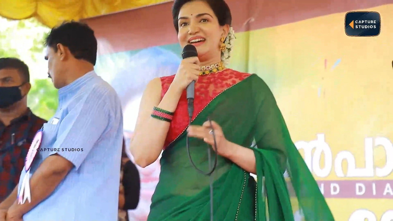 Honeyrose Hot sexy in saree.mkv_snapshot_01.10.682