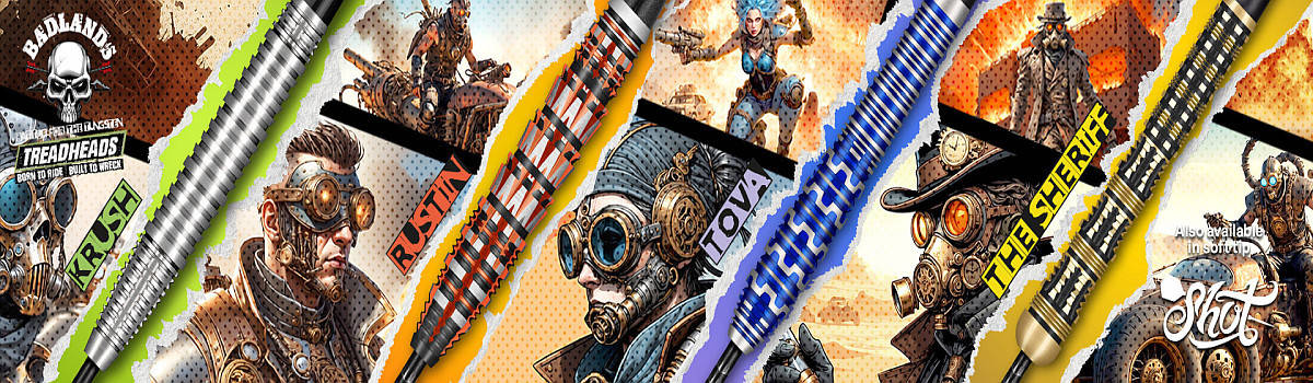 ロススミス ROSS SMITH TWO TONE Black＆Gold 24g Ross Smith Two Tone 90% Tungsten Steel Tip Darts by Unicorn