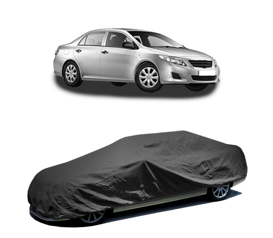 Husa tip prelata auto pentru TOYOTA COROLLA Saloon (_E15_) 2006 - 2014,culoare negru, material textil impermeabil, rezistanta la intemperii praf UV, CARPASSION Husa Protectie