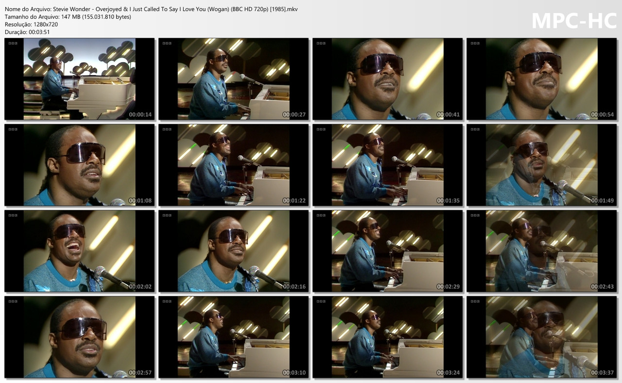 Stevie Wonder - Overjoyed & I Just Called To Say I Love You (Wogan) (BBC HD 720p) [1985]