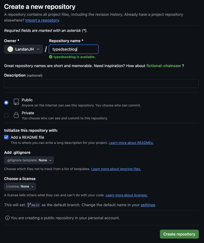 Repo Setup