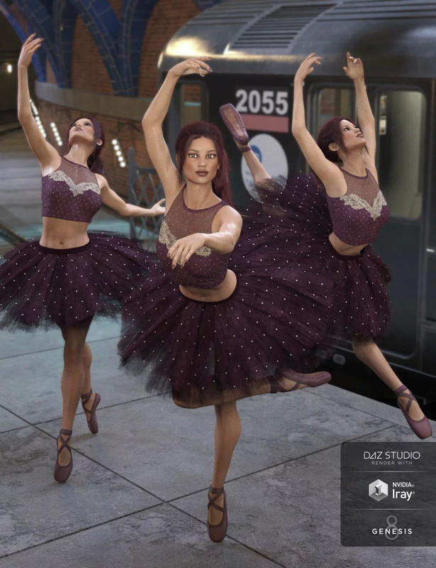 Capsces Ballet Poses for Genesis 8 Female(s)