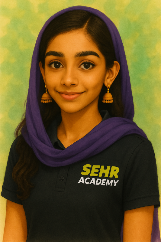 Fidha — Class 11 Plus One Science student at Sehr Academy