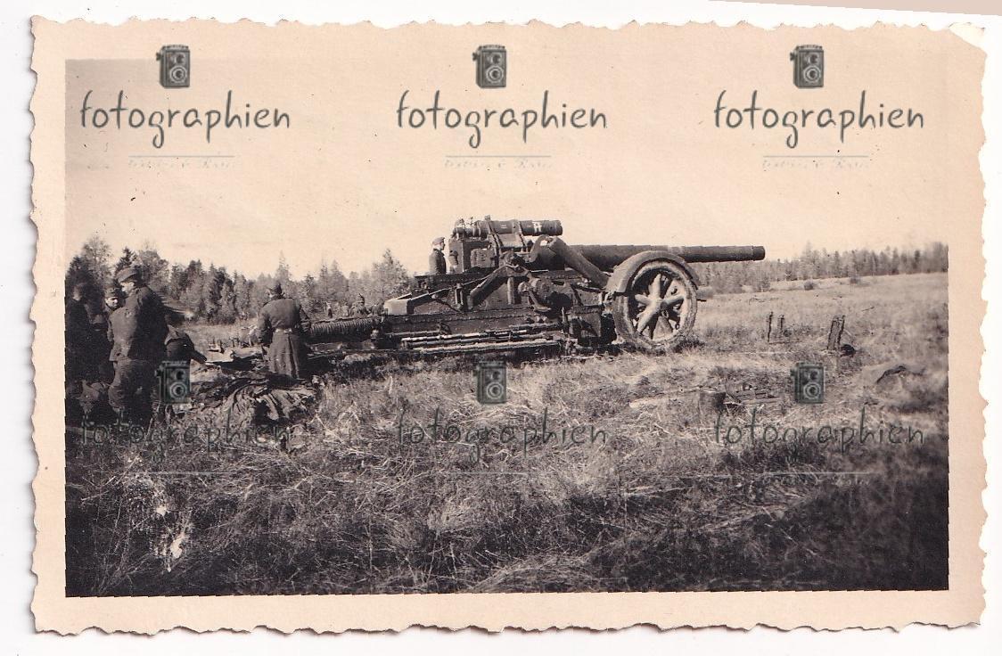 org. Foto Russland Geschütz Artillerie 1941