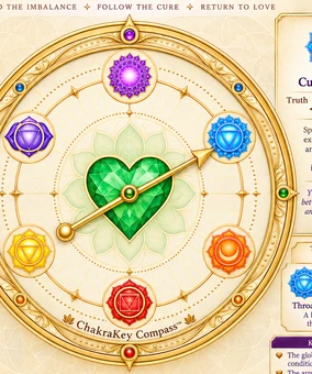 ChakraKey Compass visual guide