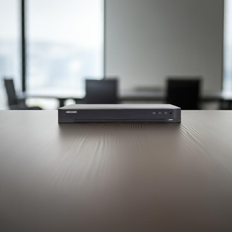 DVR Hikvision com selo de compatibilidade 5 em 1