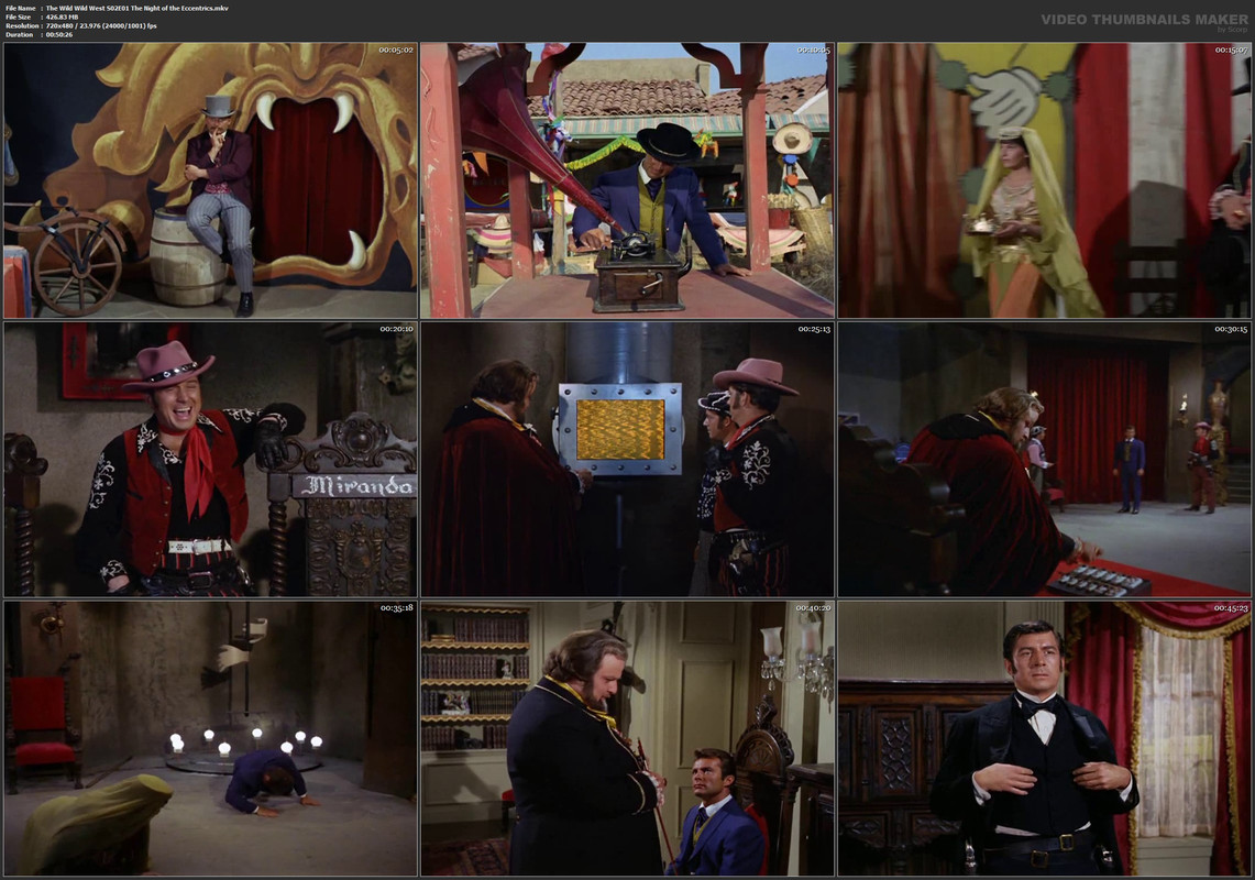 The Wild Wild West S02E01 The Night of the Eccentrics.mkv