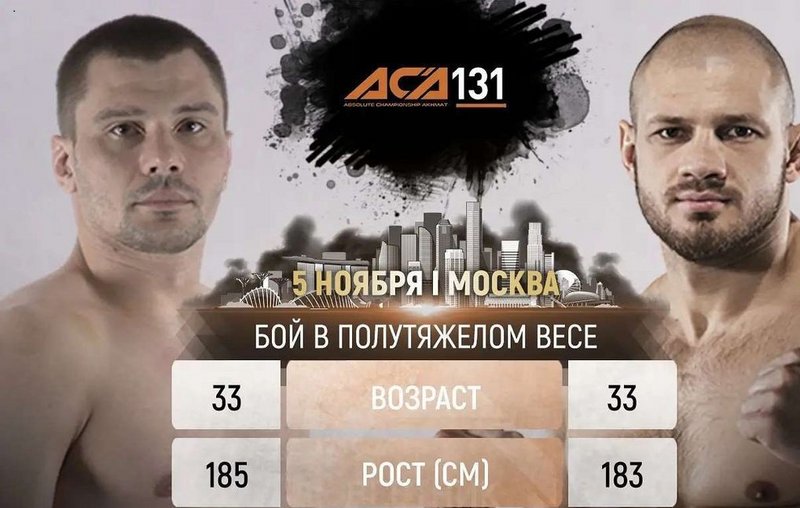 Иван Щирков срещу Артур Астахов на ACA 131