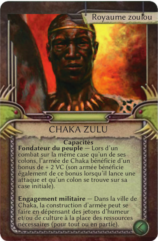 [Clash of Cultures] Nouvelles Civivilizations  Chaka-Zulu