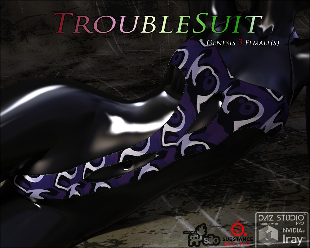 TroubleSuit for Genesis 3 Females