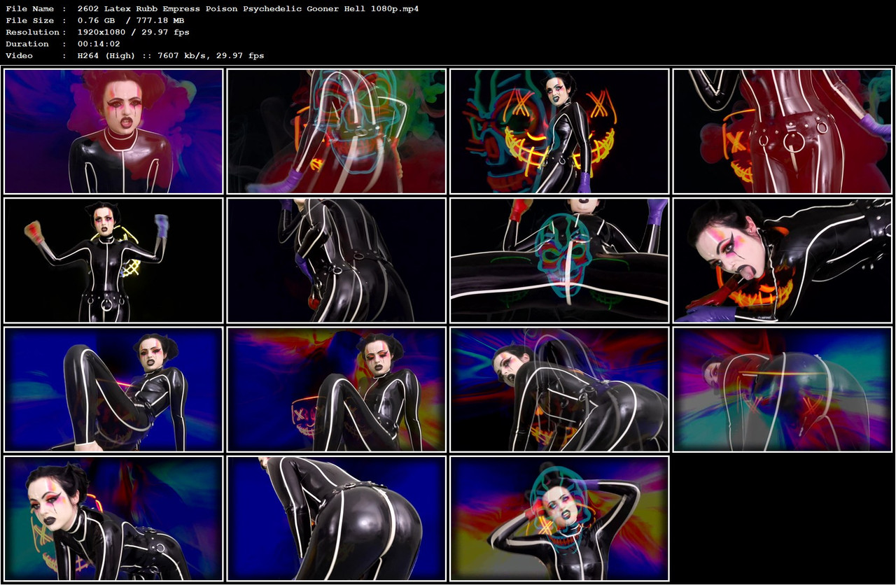 2602 Latex Rubb Empress Poison Psychedelic Gooner Hell 1080p mp4