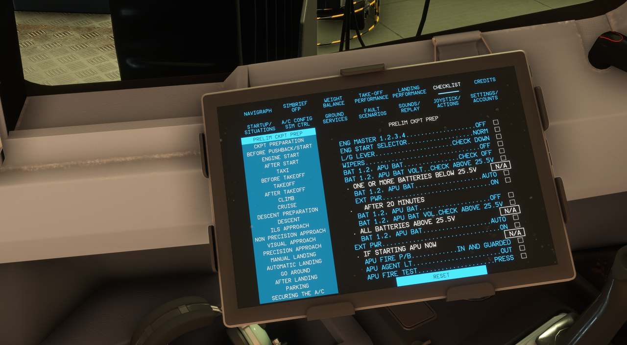 A340-600 Pro Checklist