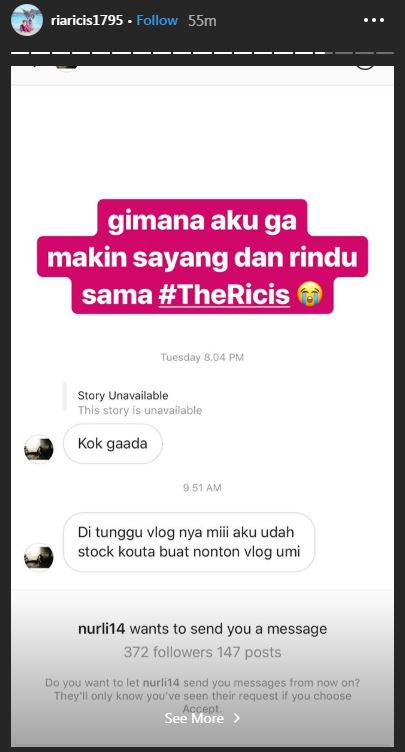 Instagram/riaricis1795