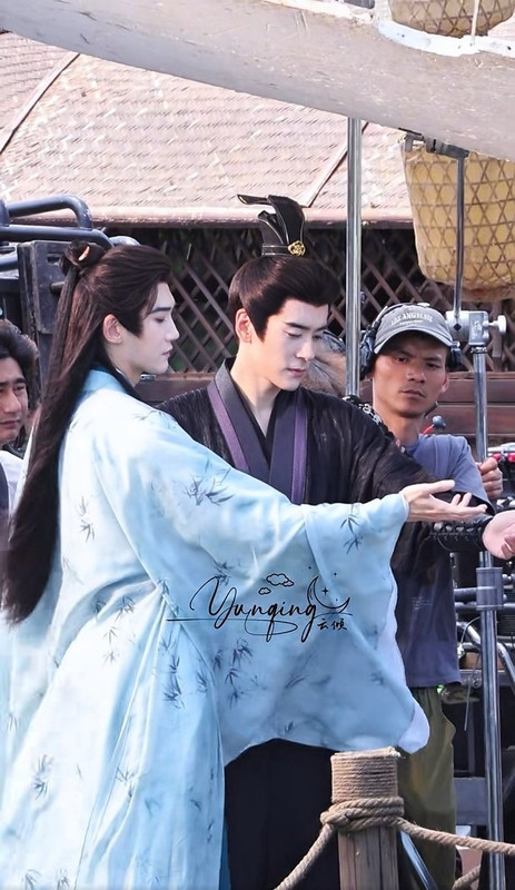 Scene rehearsals with Wei Zheming