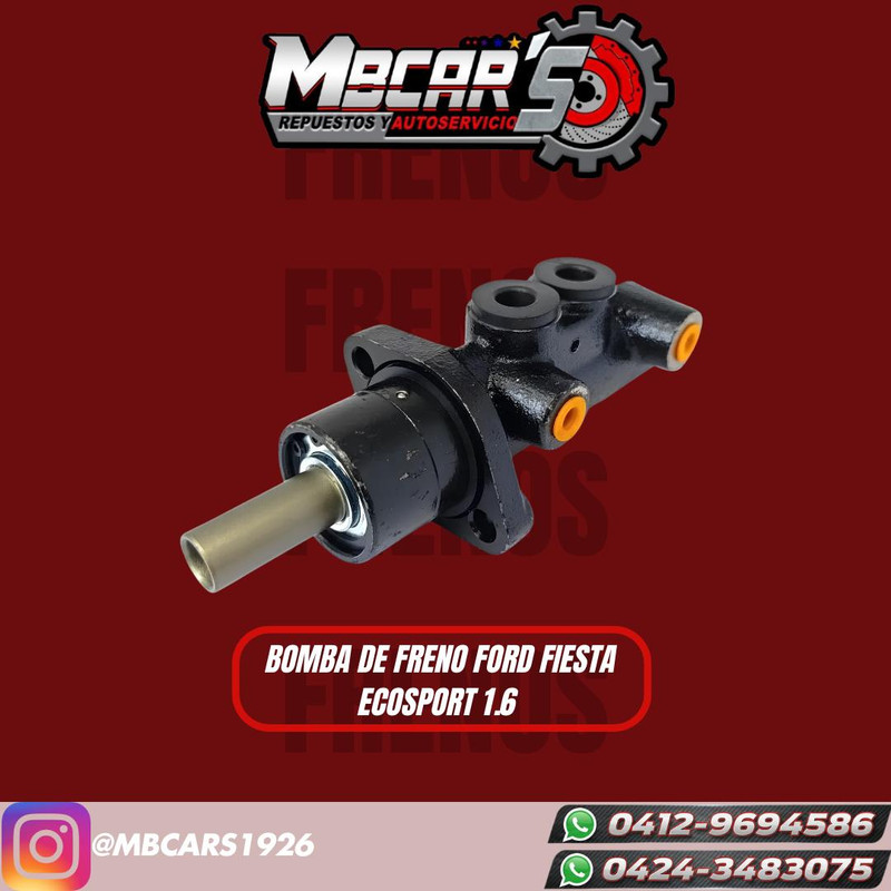 BOMBA DE FRENO FORD FIESTA / ECOSPORT 1.6 