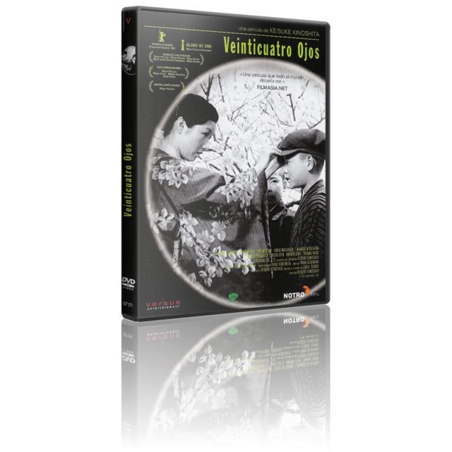 Portada - Veinticuatro Ojos [DVD9 Full][Pal][Cast/Jap][Sub:Cast][Drama][1954]