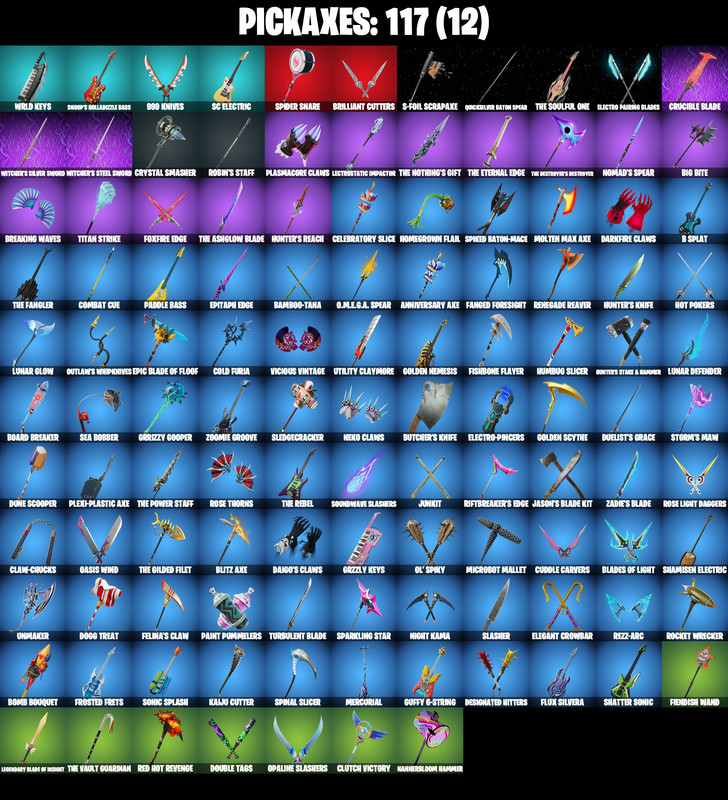 pickaxes comp