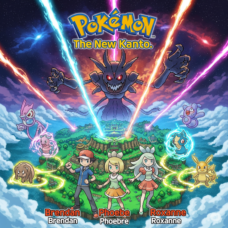Pokemon The New Kanto cover